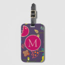 Search for funky luggage tags Abstract
