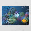 Search for fish wedding invitations Underwater