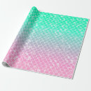 Search for mermaid scales wrapping paper Cute