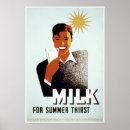 Search for vintage milk posters Summer