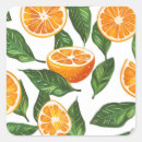Search for citrus pattern stickers Green leaves