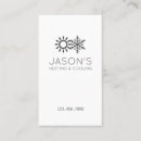 Search for heating and cooling business cards House