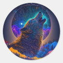 Search for howling wolf stickers Wildlife