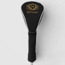 Search for black and gold golf head covers Initial