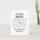 Search for welcome back cards Student