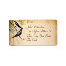 Search for love bird return address labels Retro