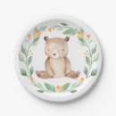 Search for woodland baby shower plates Cute