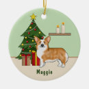 Search for pembroke welsh corgi christmas tree decorations Cute