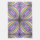 Search for multi colored tea towels Modern