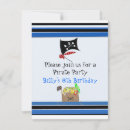 Search for pirate party invitations Treasure