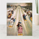 Search for sled christmas cards Vintage