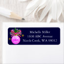 Search for breast cancer ribbon return address labels Hope