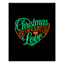 Search for large christmas posters Typography