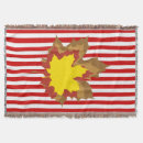 Search for red leaf blankets Stripes