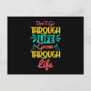Search for through postcards Typography