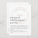 Search for staff party invitations Minimalist