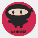 Search for red ninja stickers Samurai