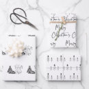 Search for black tree wrapping paper Merry christmas
