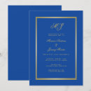 Search for sapphire blue invitations Minimalist