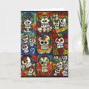 Search for cool sugar skull postcards Colourful