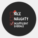 Search for insufficiency stickers Evidence