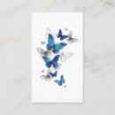 Search for blue butterfly business cards Butterflies