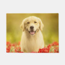 Search for golden retriever doormats Smile