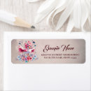 Search for flamingo return address labels Animal