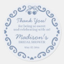 Search for blue bridal shower stickers For her