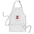 Search for pearls aprons Red