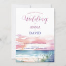 Search for sunrise wedding invitations Watercolor
