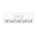 Search for winter wonderland return address labels Snowy