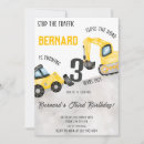Search for baby under construction invitations Boy