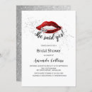 Search for diamond ring bridal shower invitations Glitter