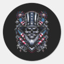 Search for patriotic skull stickers Flag