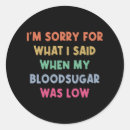 Search for blood sugar stickers Diabetes