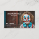 Search for clown business cards Party
