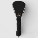 Search for unique golf head covers Monogram initials