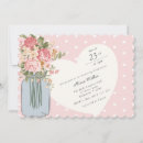 Search for mason jar bridal shower invitations Modern