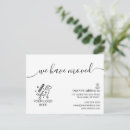 Search for business change of address postcards Black and white