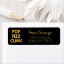 Search for black and gold address stickers Minimalist