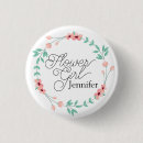 Search for delicate wedding badges Pink