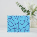 Search for contemporary art postcards Blue