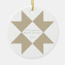 Search for quilted christmas tree decorations Star