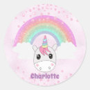 Search for kawaii unicorns stickers Rainbow