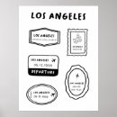 Search for los angeles posters Black and white