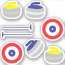 Search for curling stone stickers Curler