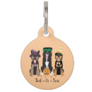 Search for halloween dog tags Trick or treat