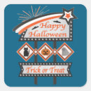 Search for vintage sign stickers Trick or treat