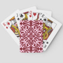 Search for wine playing cards Maroon
